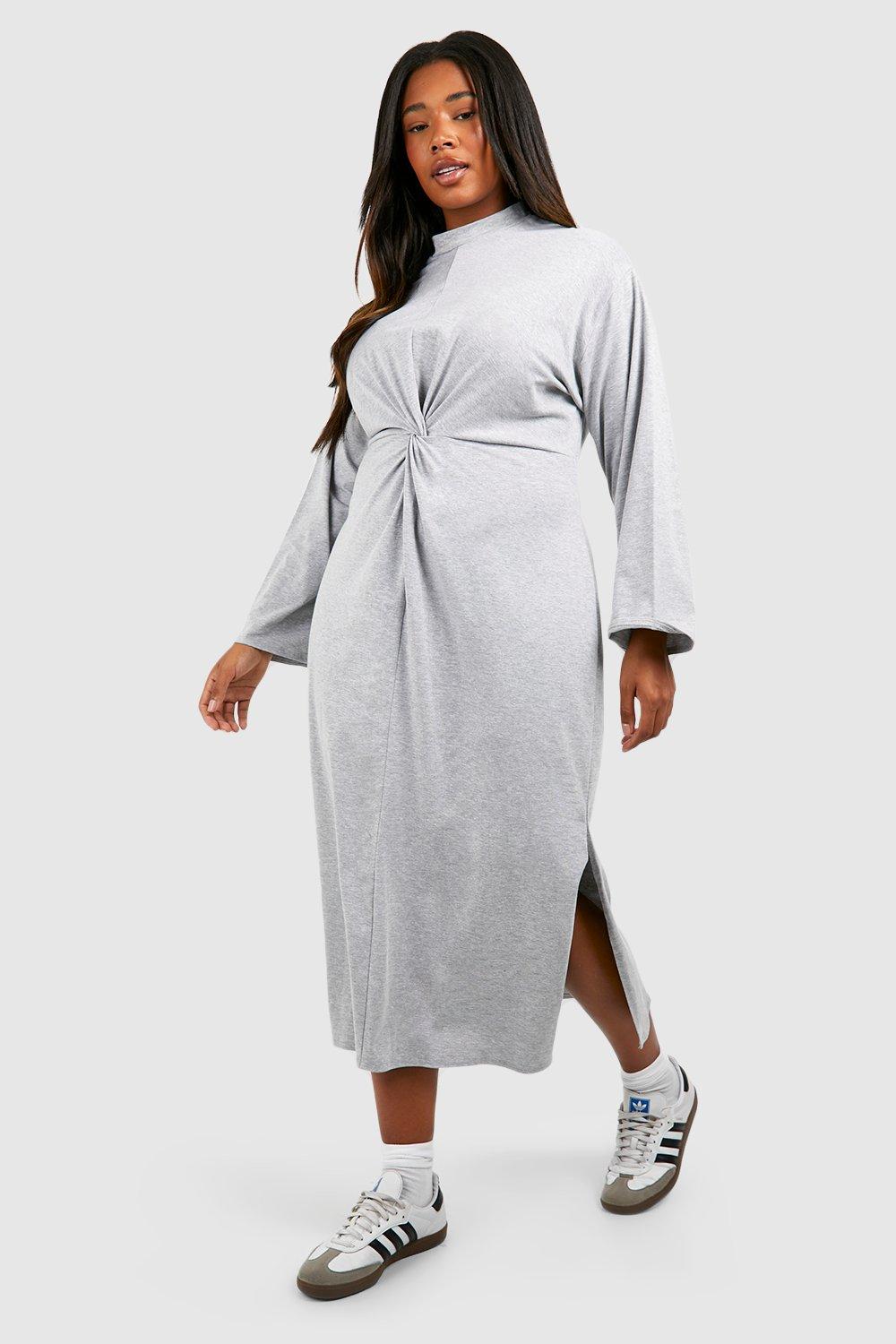 Robe discount midi boohoo